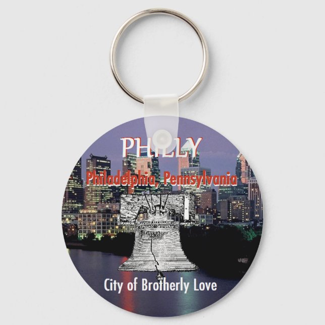 Philadelphia Pennsylvania Keychain Schlüsselanhänger (Vorderseite)