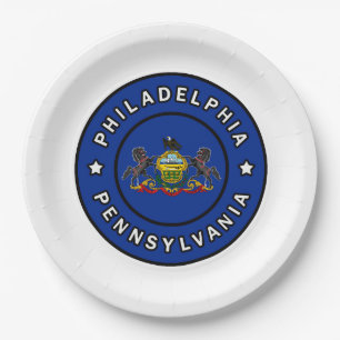 Philadelphia Pennsylvania Pappteller