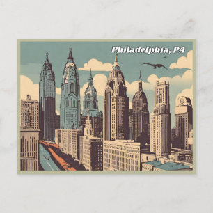 Philadelphia, Pennsylvania Postkarte