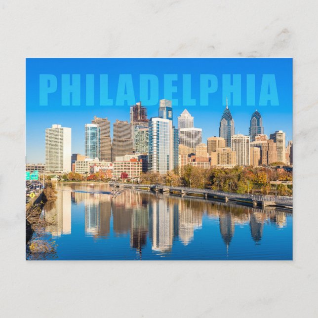 Philadelphia Pennsylvania Postkarte (Vorderseite)