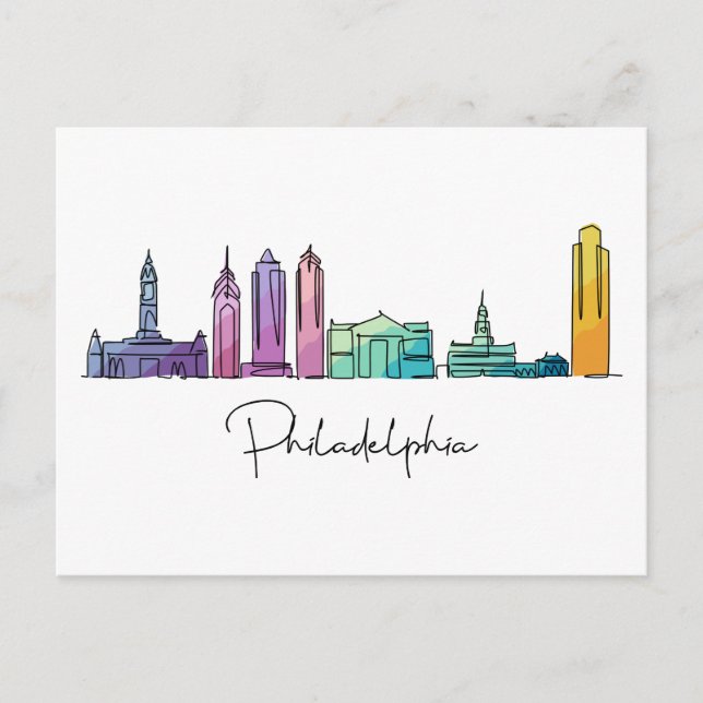 Philadelphia PENNSYLVANIA Postkarte (Vorderseite)