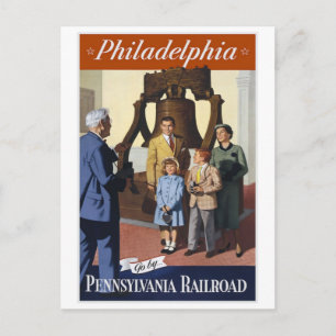 Philadelphia Pennsylvania Railroad Postkarte