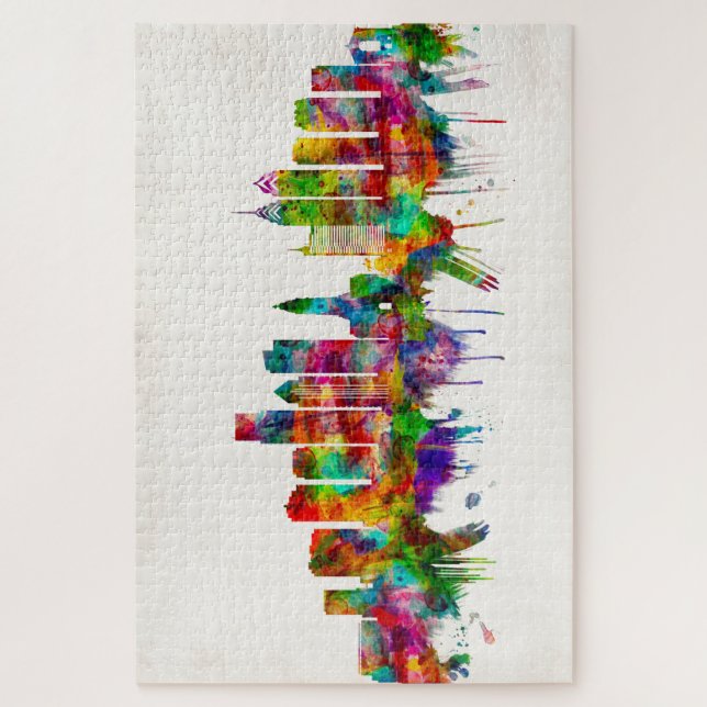 Philadelphia Pennsylvania Skyline (Vertikal)