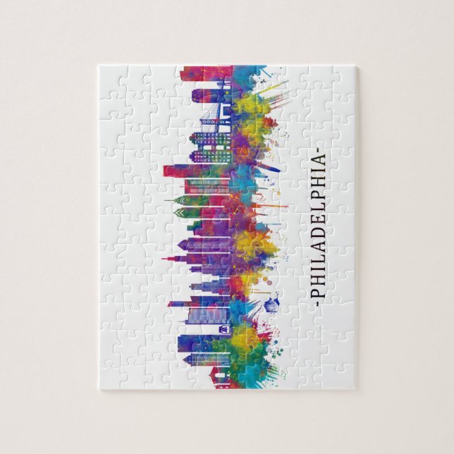 Philadelphia Pennsylvania Skyline (Vertikal)