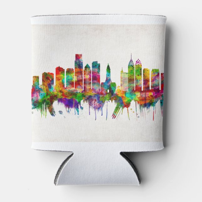 Philadelphia Pennsylvania Skyline Dosenkühler (Vorderseite)