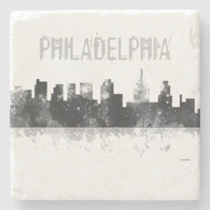 PHILADELPHIA PENNSYLVANIA SKYLINE - STEINUNTERSETZER