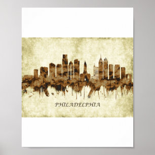 Philadelphia Pennsylvania Stadtbild Poster