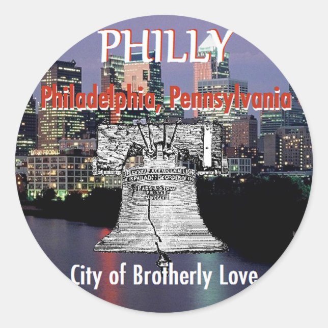 Philadelphia Pennsylvania Sticker (Vorderseite)