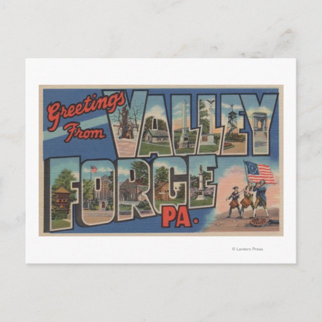 Philadelphia, Pennsylvania - Talschmiede Postkarte (Vorderseite)