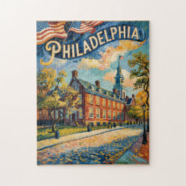 Philadelphia Pennsylvania US Retro Van Gogh Reise
