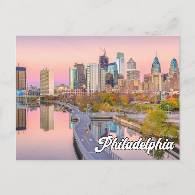 Philadelphia, Pennsylvania, USA Postkarte (Vorderseite)