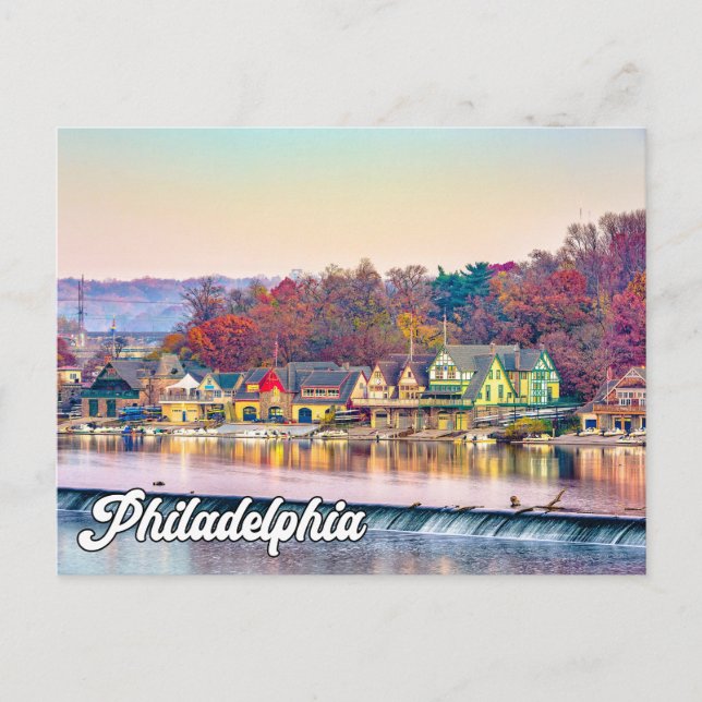 Philadelphia, Pennsylvania, USA Postkarte (Vorderseite)