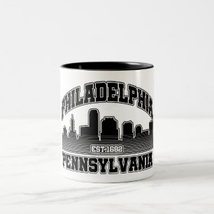 Philadelphia, Pennsylvania Zweifarbige Tasse