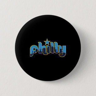 Philadelphia Philly - Throwback Design - Clic Button