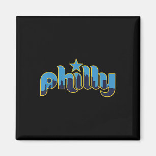 Philadelphia Philly - Throwback Design - Clic Magnet