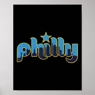 Philadelphia Philly - Throwback Design - Clic Poster