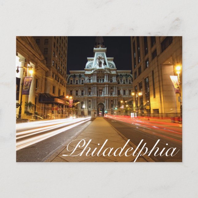 Philadelphia Post Card!! Postkarte (Vorderseite)