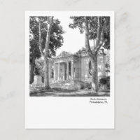 Philadelphia Postcard-Rodin-Museum