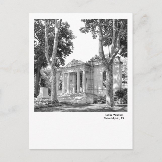 Philadelphia Postcard-Rodin-Museum Postkarte (Vorderseite)