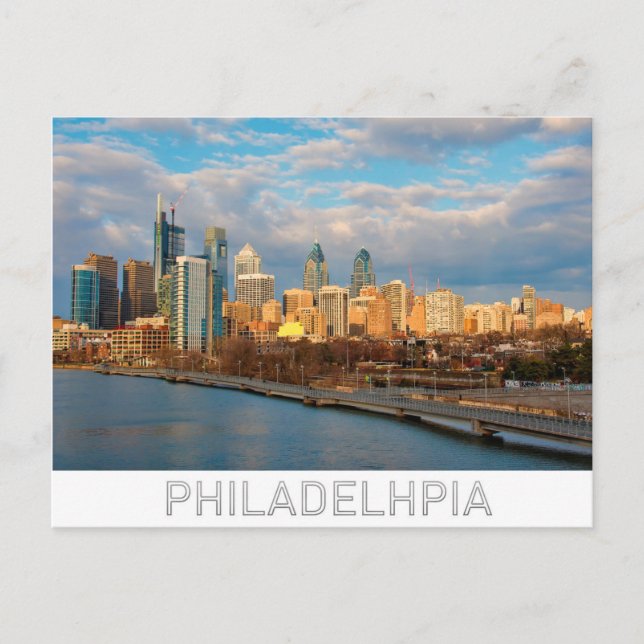 Philadelphia Postkarte (Vorderseite)