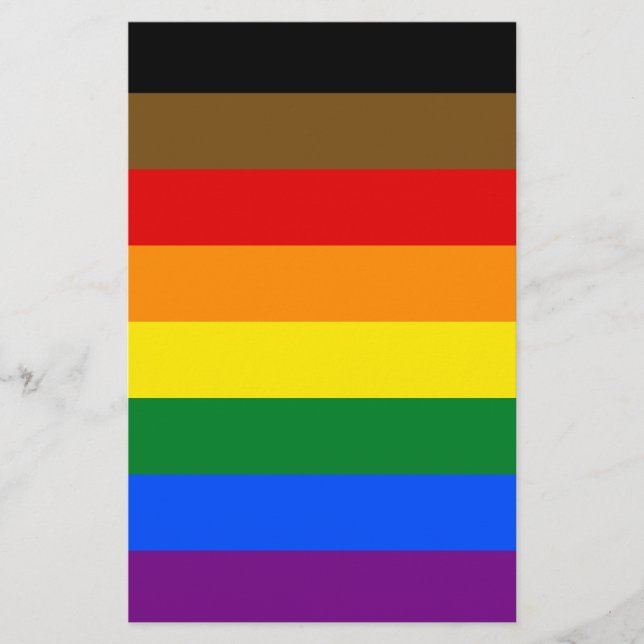 Philadelphia Pride Flag LGBTQ Flyer (Vorne)