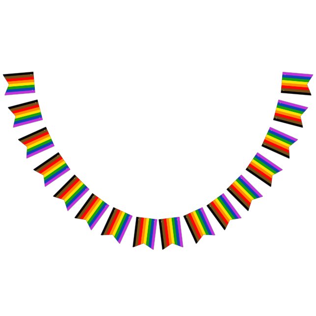 Philadelphia Pride Flag Wimpelkette (Alle)