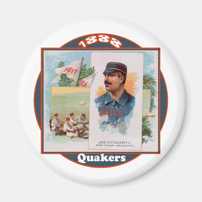 Philadelphia Quakers Magnet (Vorne)