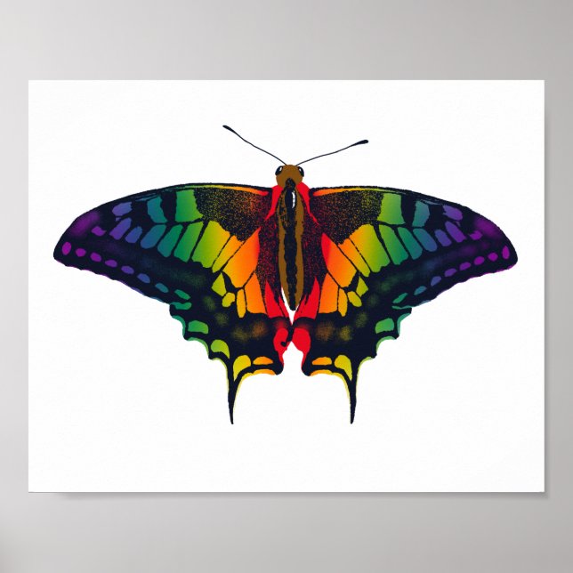Philadelphia Rainbow Pride Flag Frack Poster (Vorne)