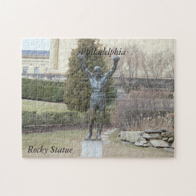 Philadelphia Rocky Statue (Horizontal)