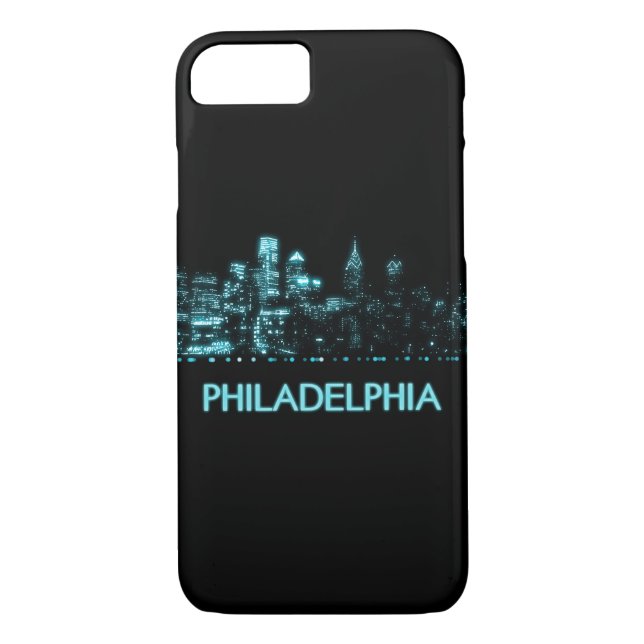 Philadelphia-Skyline Case-Mate iPhone Hülle (Rückseite)