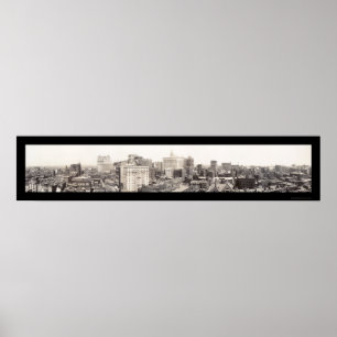 Philadelphia Skyline Foto 1913 Poster