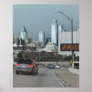 Philadelphia-Skyline-Foto-Poster Poster