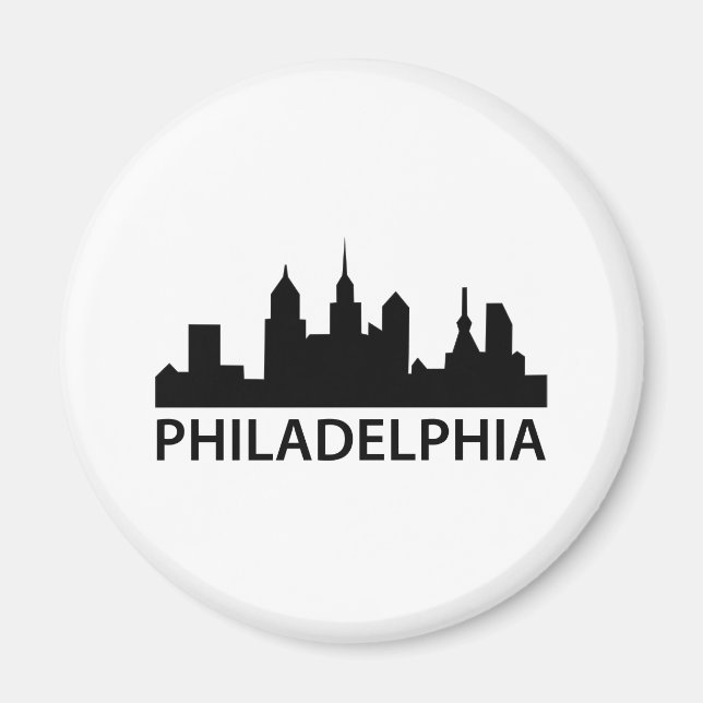 Philadelphia Skyline Magnet (Vorne)