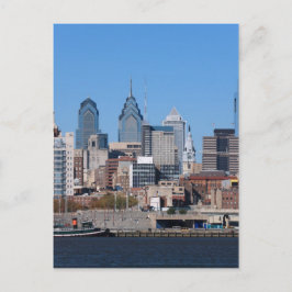 Philadelphia Skyline, Medium View Postkarte