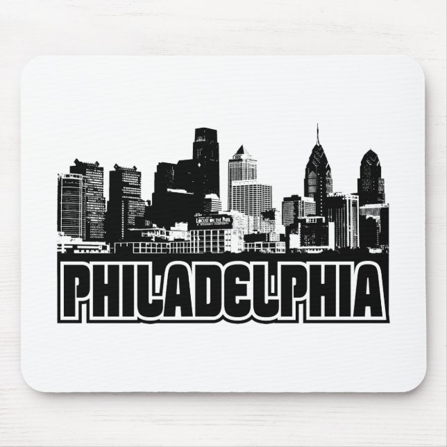 Philadelphia-Skyline Mousepad (Vorne)