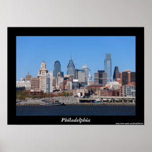 Philadelphia-Skyline-Plakat Poster