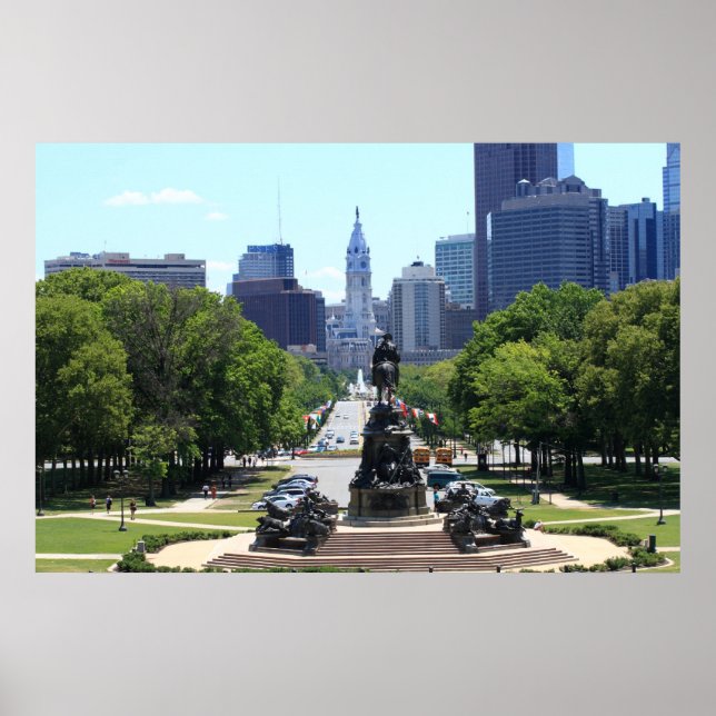 Philadelphia Skyline Poster (Vorne)