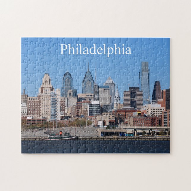 Philadelphia-Skyline-Puzzlespiel (Horizontal)