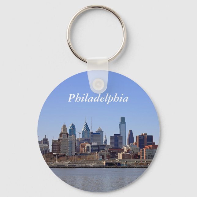 Philadelphia Skyline Schlüsselanhänger (Vorderseite)