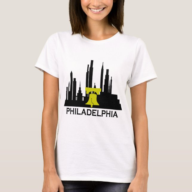 Philadelphia-Skyline T-Shirt (Vorderseite)