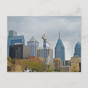 Philadelphia Skyline vom Walk Postkarte
