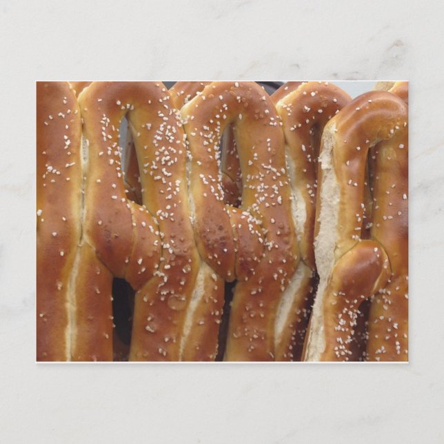 Philadelphia Soft Pretzels Postkarte (Vorderseite)