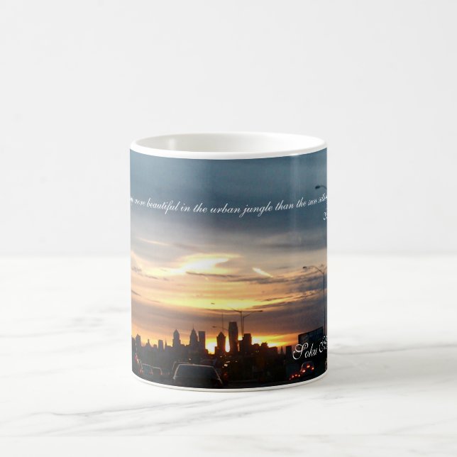 Philadelphia-Sonnenuntergang Kaffeetasse (Mittel)