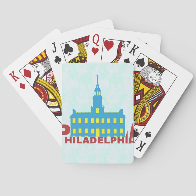 Philadelphia Spielkarten (Rückseite)