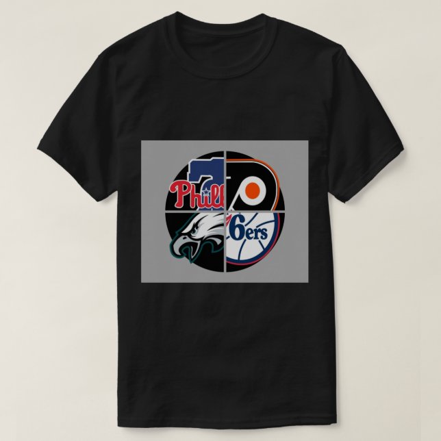 Philadelphia Sports Quad Comforter T-Shirt (Design vorne)