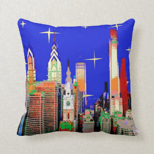 Philadelphia Starry Night Kissen
