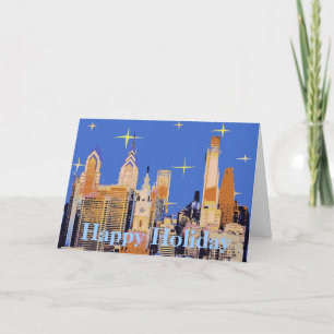Philadelphia Sternenfeier Feiertagskarte