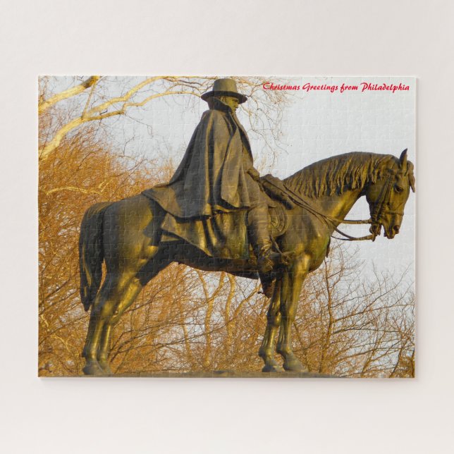 Philadelphia Street Scenes.Christmas Grüße (Horizontal)