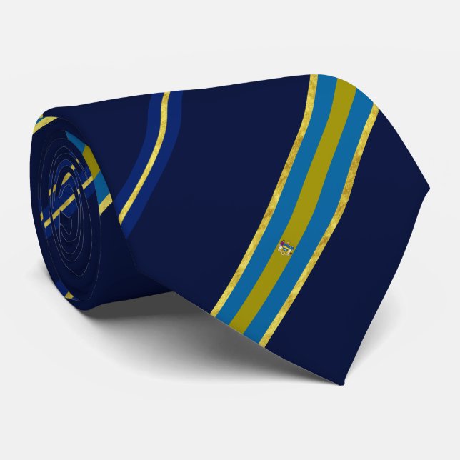 Philadelphia stripes flag neck tie krawatte (Gerollt)