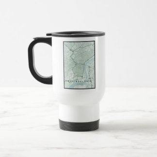 Philadelphia USA Stadtplan Minimales Design Reisebecher